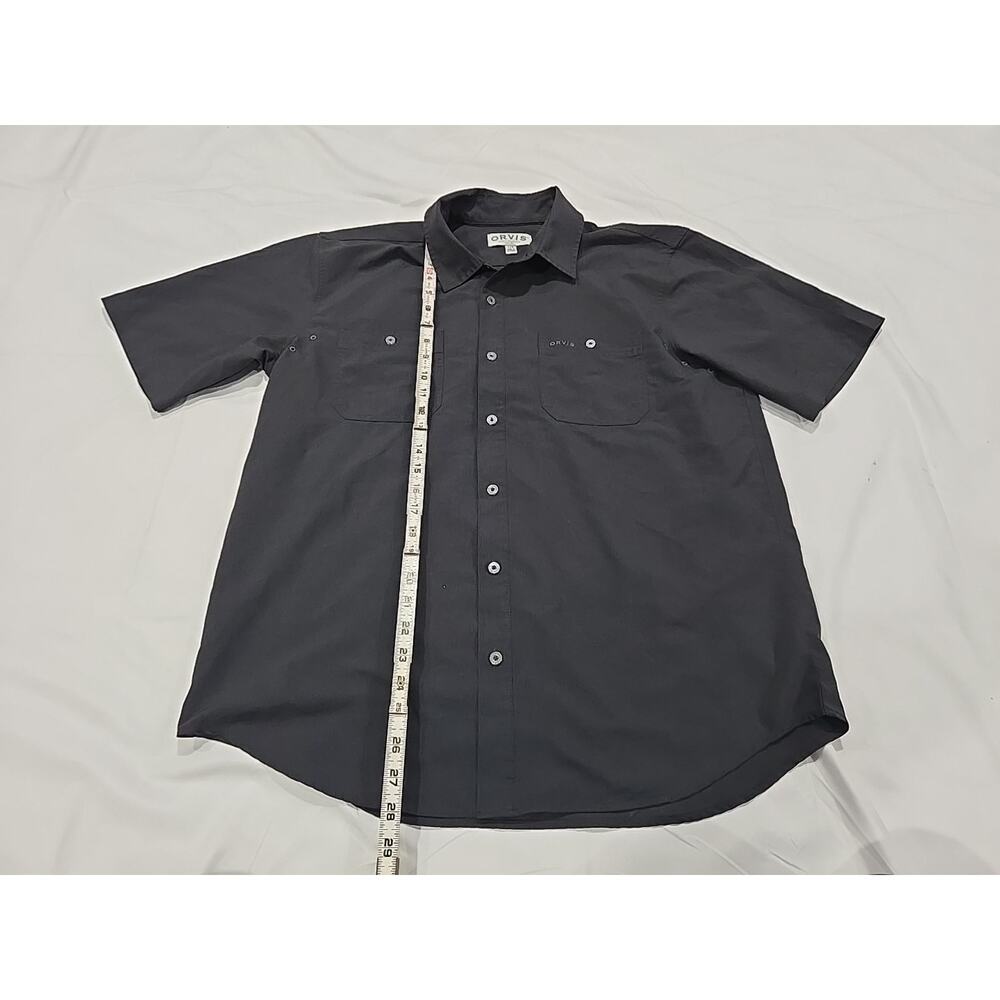 Orvis Mens Short Sleeve Shirt Extra Large Black
